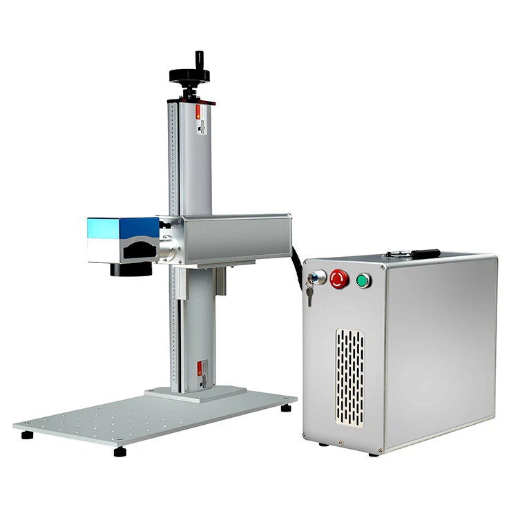 Μηχανή χάραξης λέιζερ σήμανσης 30W Destop Fiber Laser 1064nm για χάραξη μετάλλων, πινακίδα