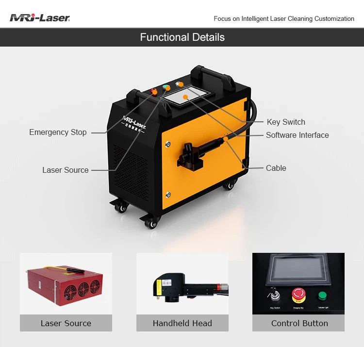 300w Pulsed laser clean machine08 300w Pulsed laser clean machine08