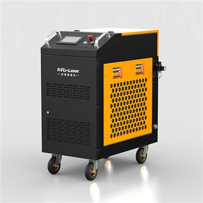 Παλμικό καθαριστικό λέιζερ 500 Watt με ψύκτη νερού για προετοιμασία βιομηχανικής επιφάνειας