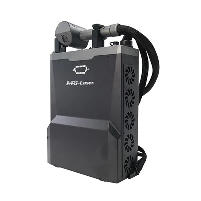 Μεταλλικές επιφάνειες επιφανειών απομάκρυνσης στρώματος στρώματος σακίδιο 100W Laser Machine για ηλεκτρικό πύργο Viaduct