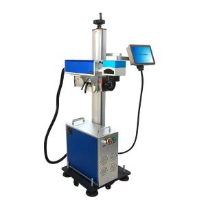 Online Flying Laser Marking Machine με Laser 20W Fiber
