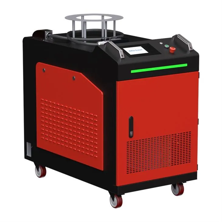 Μηχάνημα συνεχούς καθαρισμού λέιζερ 1500W με διπλή οπτική δέσμη