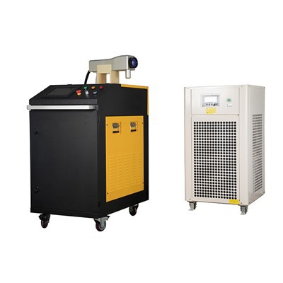 500W IPG φορητό καθαριστικό λέιζερ παλμικής ίνας για πολύ παχύ καουτσούκ ή μεγάλα καλούπια