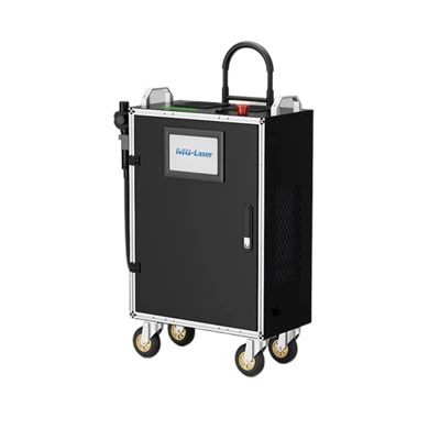 Μηχάνημα καθαρισμού λέιζερ τύπου αποσκευών 200W για αφαίρεση βαφής και σκουριάς